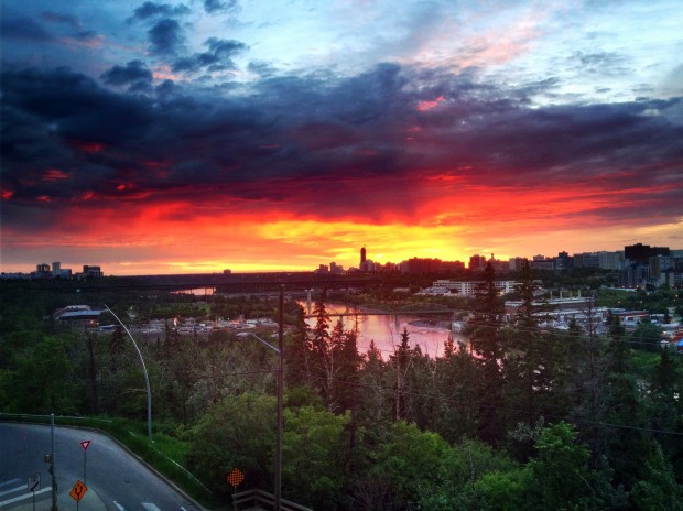 Edmonton Sunset - Randy Brososky